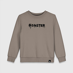 Детский свитшот Monster black