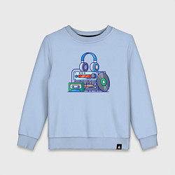 Детский свитшот Фанат музыки