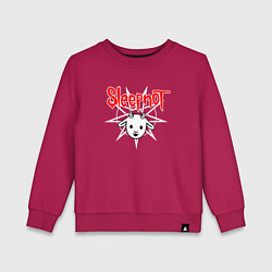 Свитшот хлопковый детский Sleepnot, цвет: маджента