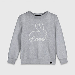 Детский свитшот Love bunny