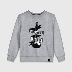 Детский свитшот Рок - навсегда