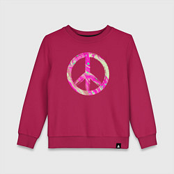Детский свитшот Pink peace