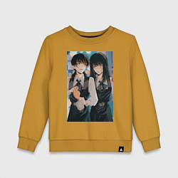 Детский свитшот Аса Митака и Йор человек бензопила
