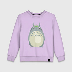 Свитшот хлопковый детский Neighbor Totoro, цвет: лаванда