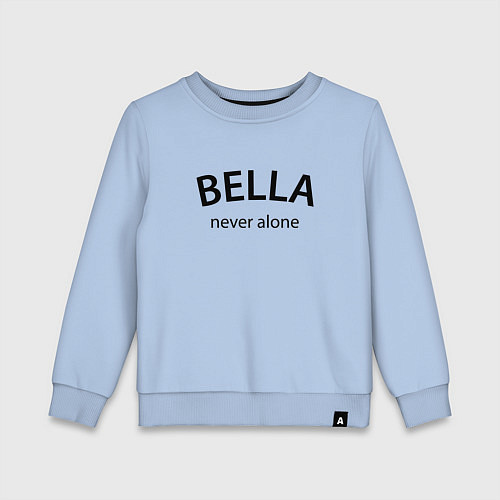 Детский свитшот Bella never alone - motto / Мягкое небо – фото 1