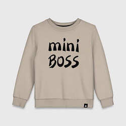 Детский свитшот Mini boss