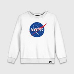 Детский свитшот Nope NASA