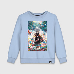 Детский свитшот Адский рай Габимару цветы