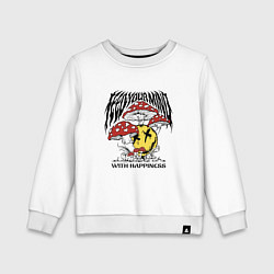 Детский свитшот Питайте свой разум счастьем