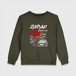 Детский свитшот Jupan street life mitsubishi lancer