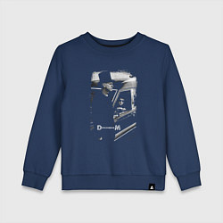Свитшот хлопковый детский Depeche Mode - memento mori cologne, цвет: тёмно-синий