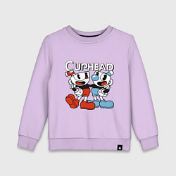 Детский свитшот Cuphead and Mugman