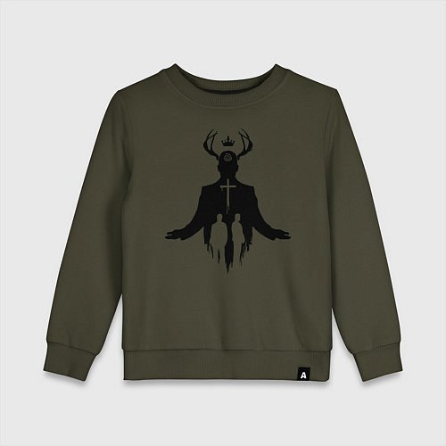 Детский свитшот True Detective: Faith / Хаки – фото 1