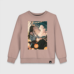 Детский свитшот Волчица и пряности Холо