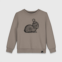 Детский свитшот Зайченок в шапке