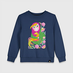 Детский свитшот Матрешка и Петушок золотой гребешок