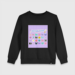 Детский свитшот Ретро стиль нулевых y2k