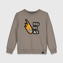Детский свитшот Kiss my ace volleyball