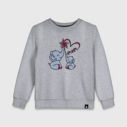 Детский свитшот Слоник с мамой