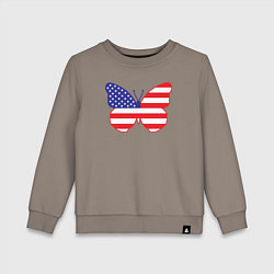 Детский свитшот Американская бабочка