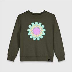 Детский свитшот Круговые фигуры