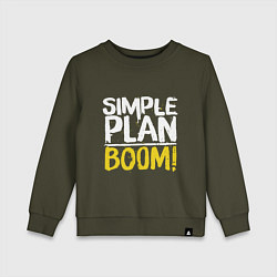 Детский свитшот Simple plan - boom