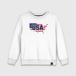Детский свитшот Map USA