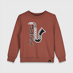 Детский свитшот Jazzy sax