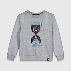 Детский свитшот Время исследовать
