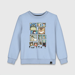 Детский свитшот Герои студии Ghibli