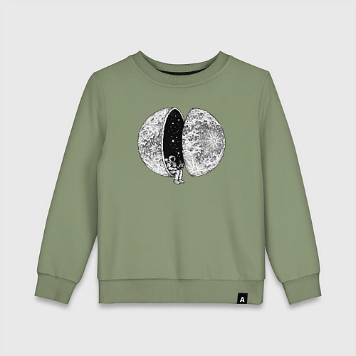 Детский свитшот Планета космоса / Авокадо – фото 1