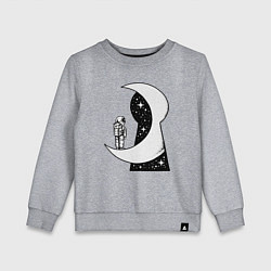 Детский свитшот Космос в замочной скважине