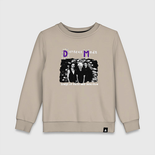 Детский свитшот Depeche Mode - Sofad band era / Миндальный – фото 1