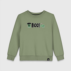 Детский свитшот Франкенштейн: хэллоуинская страшилка