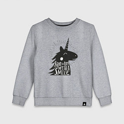 Детский свитшот Начни день с улыбки