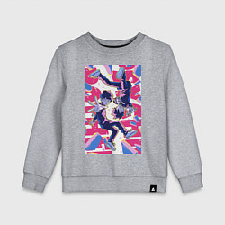 Детский свитшот Моб Психо 100 Экубо экстрасенс