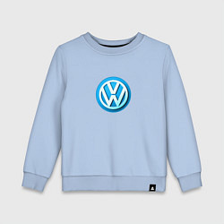 Детский свитшот Volkswagen logo blue