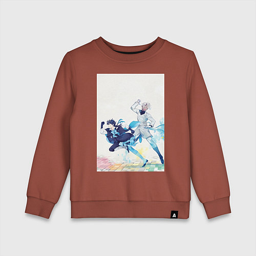 Детский свитшот Ванитас Ной Архивист / Кирпичный – фото 1