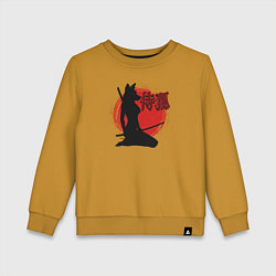 Детский свитшот Самурайская лиса