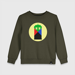 Детский свитшот Tardis color