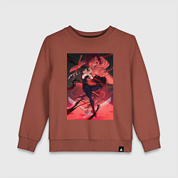 Детский свитшот Магическая битва Маки Дзэнин Тодзи Фусигуро