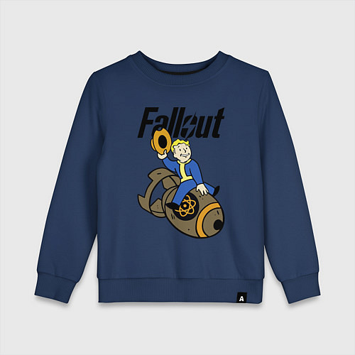 Детский свитшот Vault bomb rider / Тёмно-синий – фото 1