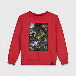 Детский свитшот Half life 1 - levels and bosses