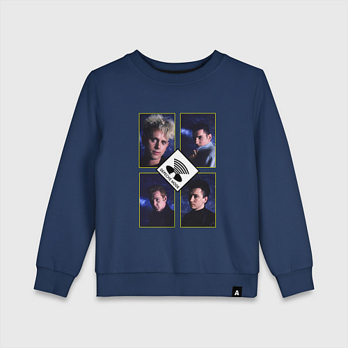 Детский свитшот Depeche Mode - Masses / Тёмно-синий – фото 1