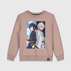 Детский свитшот Последний Серафим Микаэла Хякуя