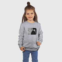 Свитшот хлопковый детский Opium - Delusion, цвет: меланж — фото 2