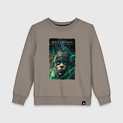 Свитшот хлопковый детский Senua - Game Hellblade, цвет: утренний латте