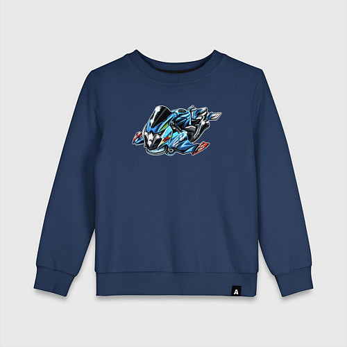Детский свитшот Suzuki GSX-R / Тёмно-синий – фото 1