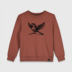 Детский свитшот Пташка