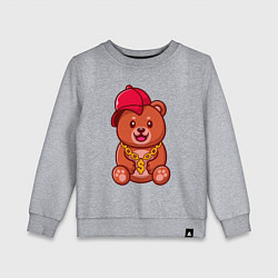 Детский свитшот Мишка рэпер